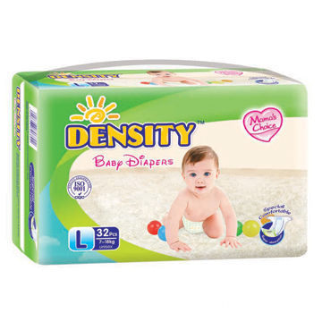 Cloth-like Breathable Baby Diapers with Highly Absorbent SAP Paper, Hook-and-loop TapeNew